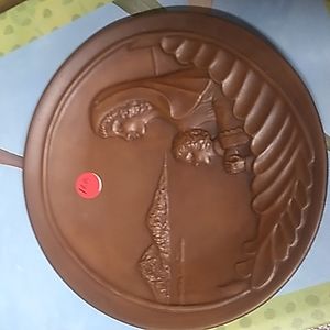 Feankoma pottery Madonna of love 1978 plate grace lee frank